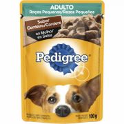 Ração Úmida Pedigree Sachê Cordeiro ao Molho para Cães Adultos de Raças Pequenas