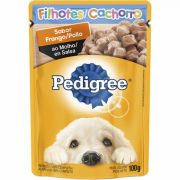 Ração Úmida Pedigree Sachê Frango ao Molho para Filhotes