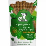 Petisco Pet Delícia Super Greens Natural - Spirulina, Alfafa e Espinafre