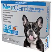 Comprimido NexGard Antipulgas para Cães de 4,1 - 10kg Comprimido NexGard Antipulgas para Cães de 4,1 - 10kg