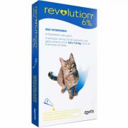 Antipulgas Zoetis Revolution 6% para Gatos de 2,6 - 7,5kg Antipulgas Zoetis Revolution 6% para Gatos de 2,6 - 7,5kg