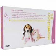 Antipulgas e Carrapatos Zoetis Revolution 6% para Cães e Gatos até 2,5kg