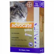 Antipulgas Bayer Advocate para Gatos entre 4kg e 8kg Antipulgas Bayer Advocate para Gatos entre 4kg e 8kg