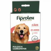 Antipulgas e Carrapatos Ceva Fiprolex Drop Spot para Cães de 21-40kg