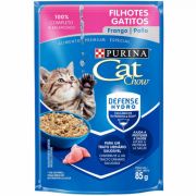 Ração Úmida Purina Cat Chow Sachê Filhotes Gatitos Frango