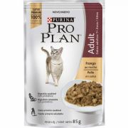 Ração Úmida Purina Pro Plan Frango ao Molho para Gatos Adultos