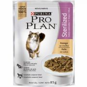 Ração Úmida Purina Pro Plan Strerilized Gatos Castrados Frango ao Molho