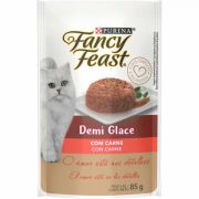 Ração Úmida Purina Fancy Feast Demi Glace com Carne para Gatos Adultos