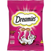 Petisco Dreamies Carne para Gatos Adultos