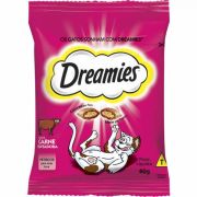 Petisco Dreamies Carne para Gatos Adultos Petisco Dreamies Carne para Gatos Adultos