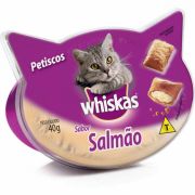 Petisco Whiskas para Gatos Adultos Salmão Petisco Whiskas para Gatos Adultos Salmão
