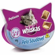 Petisco Whiskas Pelo Saudável para Gatos Adultos Petisco Whiskas Pelo Saudável para Gatos Adultos
