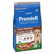 Ração PremieR Seleção Natural Cães Filhotes Raças Pequenas Frango com Batata Doce 