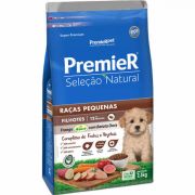 Ração PremieR Seleção Natural Cães Filhotes Raças Pequenas Frango com Batata Doce 