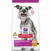 Ração Hill's Science Diet Raças Pequenas e Mini para Cães Adultos 7+ Ração Hill's Science Diet Raças Pequenas e Mini para Cães Adultos 7+