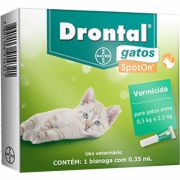Vermífugo Drontal Gatos SpotOn Vermífugo Drontal Gatos SpotOn