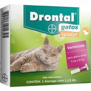 Vermífugo Drontal Gatos SpotOn Vermífugo Drontal Gatos SpotOn