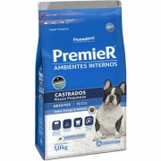 Ração PremieR Ambientes Internos Cães Castrados Raças Pequenas Adultos  Ração PremieR Ambientes Internos Cães Castrados Raças Pequenas Adultos