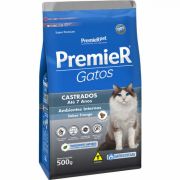 Ração PremieR Ambientes Internos Gatos Castrados Até 7 anos Frango