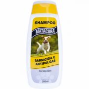 Shampoo Matacura Sarnicida e Antipulgas 200ml Shampoo Matacura Sarnicida e Antipulgas 200ml