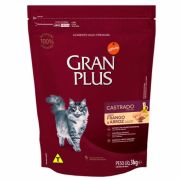Ração Gran Plus Gato Castrado Frango e Arroz  Ração Gran Plus Gato Castrado Frango e Arroz
