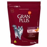 Ração Gran Plus Gato Castrado Salmão e Arroz Ração Gran Plus Gato Castrado Salmão e Arroz