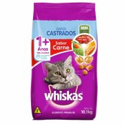 Ração Whiskas Gatos Castrados Carne