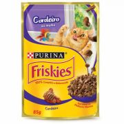 Ração Úmida Purina Friskies Sachê Cordeiro ao Molho para Gatos Adultos Ração Úmida Purina Friskies Sachê Cordeiro ao Molho para Gatos Adultos