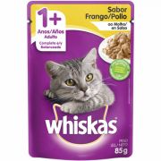 Ração Úmida Whiskas Sachê Frango ao Molho para Gatos Adultos Ração Úmida Whiskas Sachê Frango ao Molho para Gatos Adultos